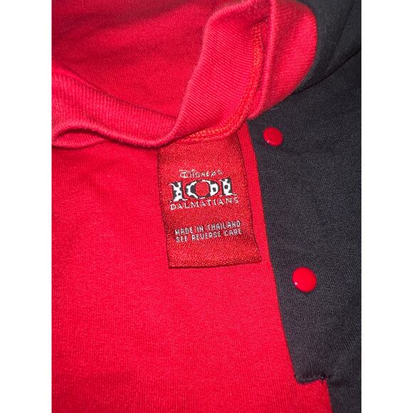 Vintage Disney's 101 Dalmatian red and white long sleeve romper one piece sz 18m - Picture 9 of 11